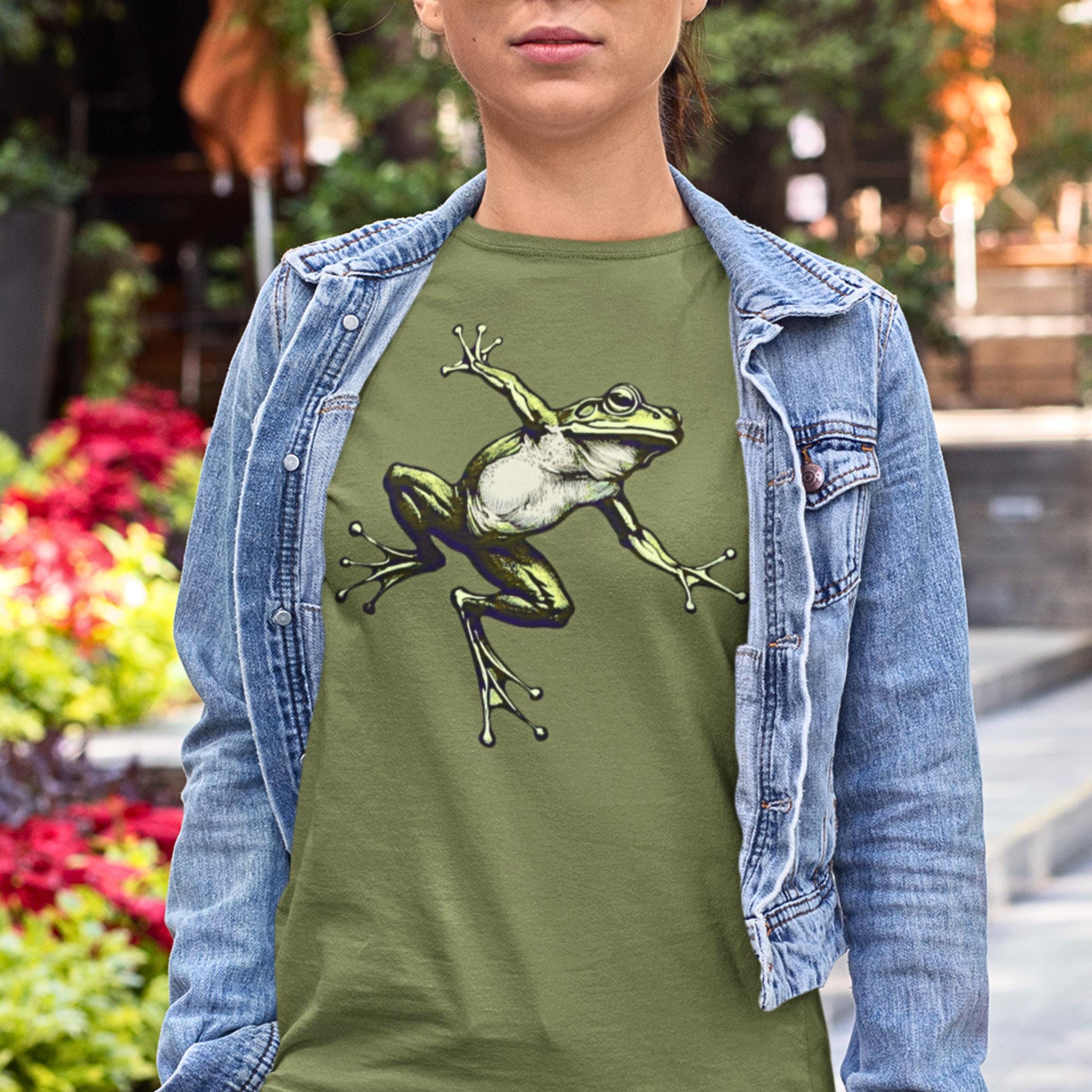 Frog Grip Graphic T-shirt: Unisex Animal Print Tee - Etsy