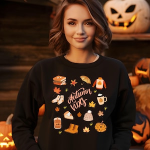 Autumn Vibes Shirt, Fall Season Shirt, Cozy Autumn Vibes Aesthetic Tee, Fall Sweater Weather Graphic Tee, Cute Fall Unisex Shirt
