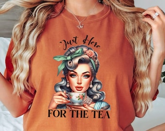 Freches Damen T-Shirt, Pin Up Shirt im Vintage-Stil, trendiges Statement T-Shirt