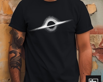 Interstellar Black Hole Gargantua Shirt, Astronomy Astrophysics shirt, Cosmos Space Lover T-Shirt, Outer Space Shirt, Gift for Sci Fi Lover