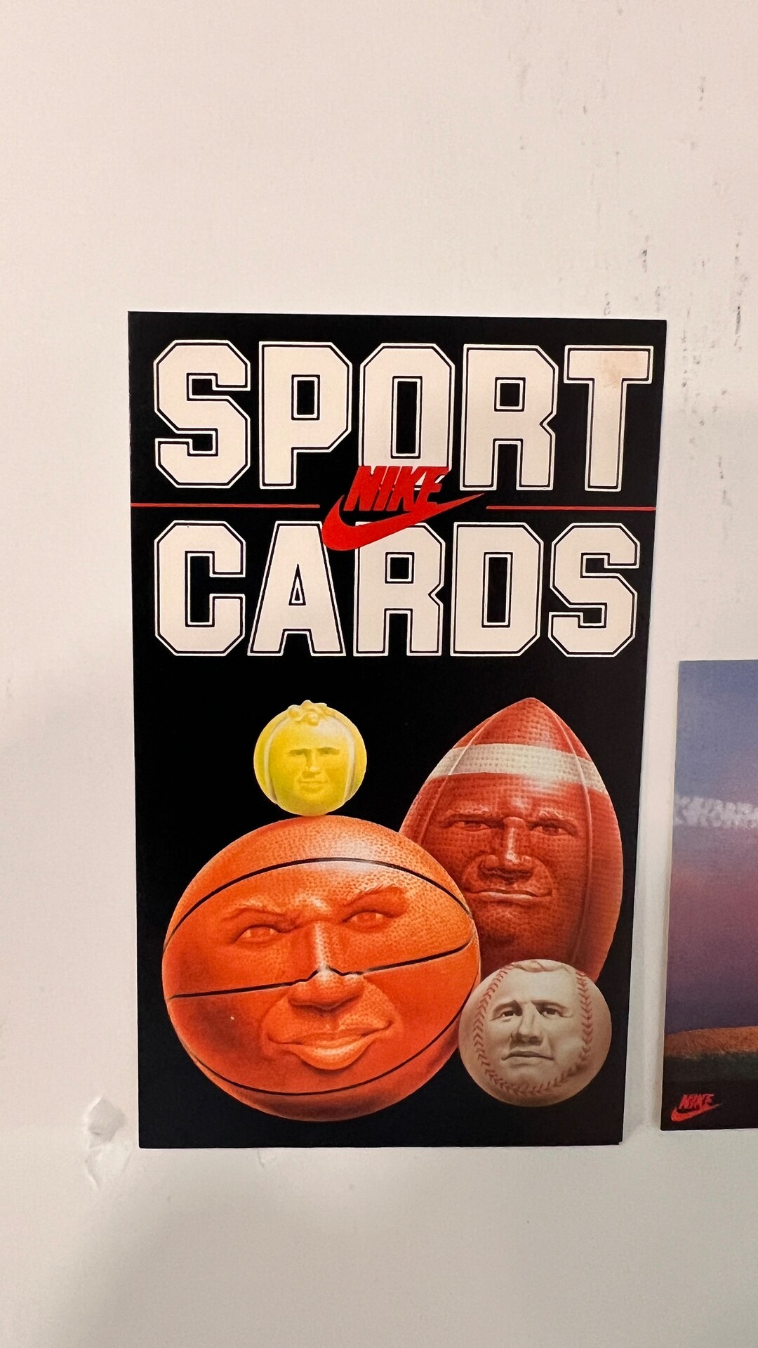 1985 nike promo michael jordan card