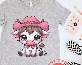 Highland Cowgirl, Pink Highland Cow, Sublimation Mug, Highland Cow Shirt Design, Highland Cow Clipart, Cowgirl Clip Art, Sublimation Design