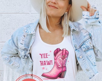 Yeehaw Cowboy-Boot Png, Pink Cowgirl-Stiefel Clipart, Cowboy-Stiefel Clipart, Cowboy-Stiefel Png, Pink Cowgirl Png, Cowgirl Clipart, Yeehaw Png