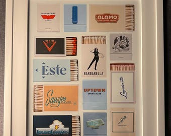 Custom Matchbook Art Print - Austin Texas