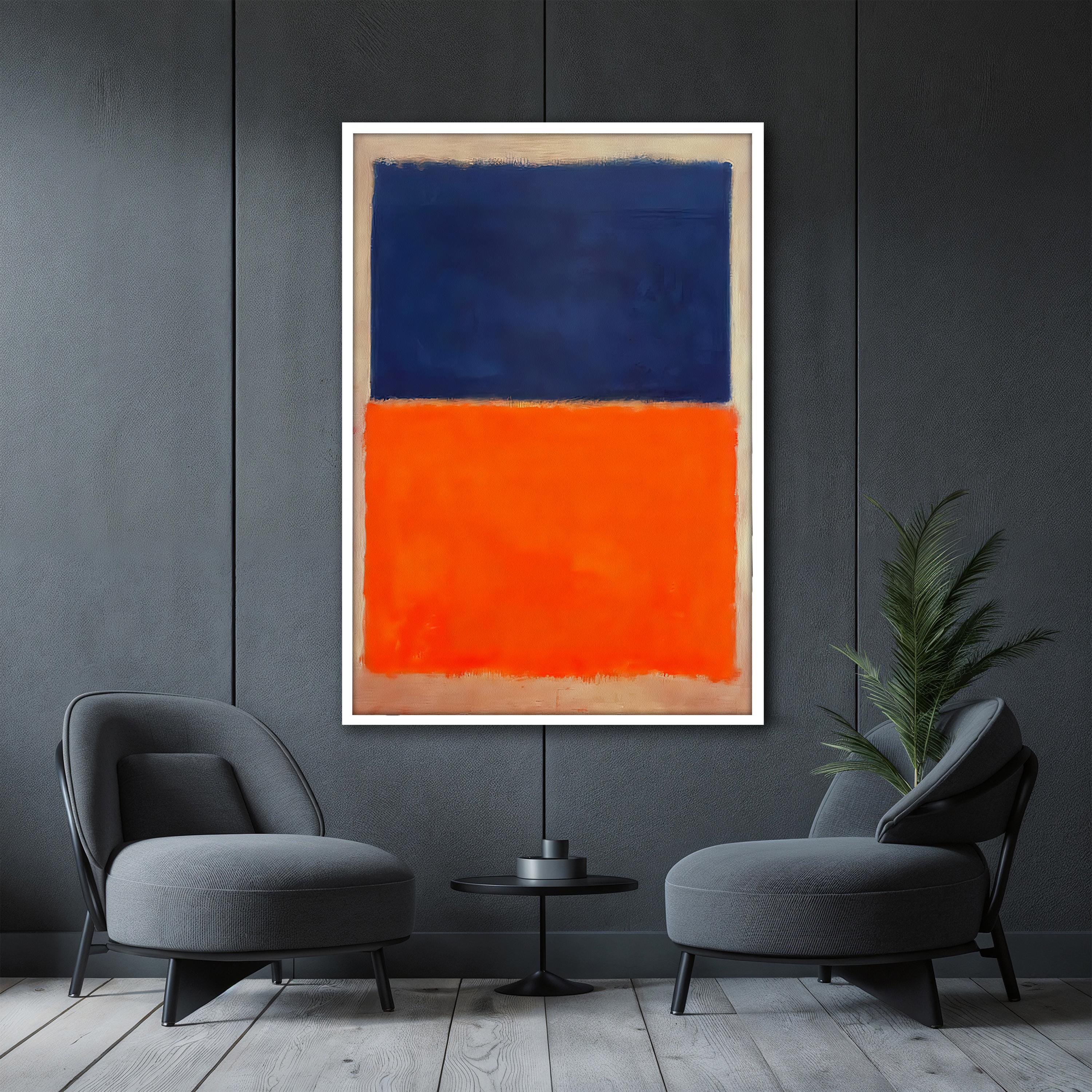 Mark Rothko Canvas Art, Vibrant Abstract Wall Art, Rothko Painting