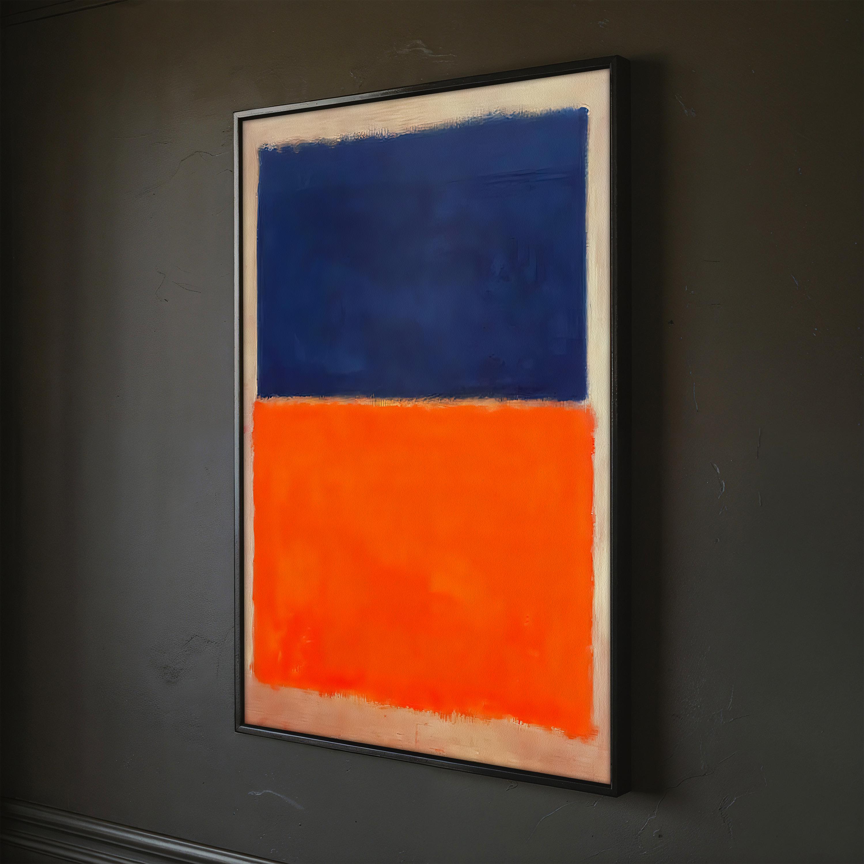 Mark Rothko Canvas Art, Vibrant Abstract Wall Art, Rothko Painting