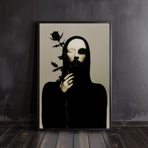 dark beauty | gothic wall arts, occult poster, gothic home decor, gothic poster, dark academia prints, occult home decor, gothic prints