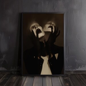 lost souls | horror wall arts, creepy art prints, horror wall prints, creepy poster, gothic horror, spooky wall decor, horror poster prints