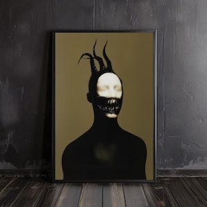 blind nightmare | horror poster, creepy print, horror wall art, creepy wall art, horror prints, creepy art print, horror art, creepy poster