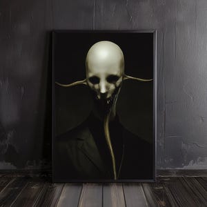 gothic nightmare | horror poster, eerie prints, horror print art, creepy wall arts, horror wall arts, scary monster art, macabre wall decor