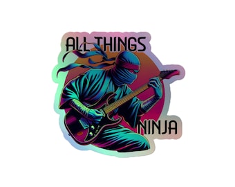 Umphrey's McGee Holographic Sticker: All Things Ninja Vinyl Decal
