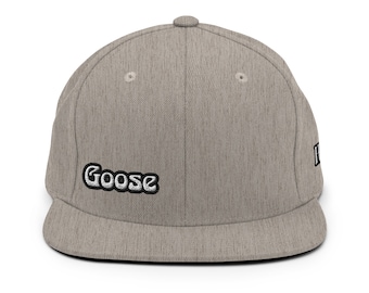 Embroidered Goose Band Hat: Music Festival Concert Outfit