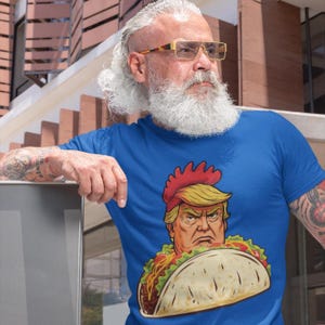 Trump Always Chickens Out - Taco T-Shirt, Anti MAGA, Funny Political Tee, Activist Gift, Protest T-shirt, Righteous Ridicule