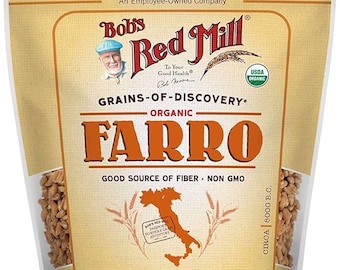 Bobs Red Mill Grain Organic Farro, 24 Ounce (Pack of 2)