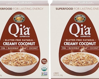 Organic Creamy Coconut Oatmeal: Nature's Path Qi'a Superfood, 12 Packets