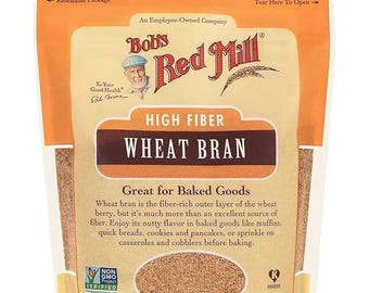 Bob's Red Mill High Fiber Wheat Bran, 16 OZ (Pack of 2)