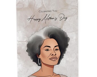 African American Mother's Day Cards, Unique Melanin Mom Greeting Card ...