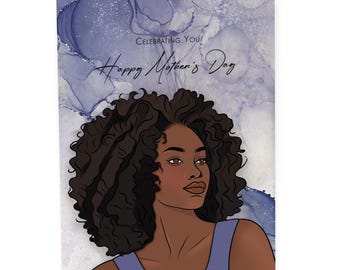 African American Mother's Day Cards, Unique Melanin Mom Greeting Card ...