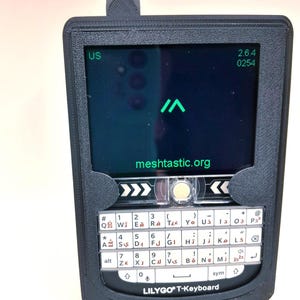 meshtastic complete T-Deck 868mhz STAND ALONE node ready to use   w/ custom case 3000mah battery BLACK
