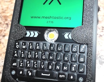 T-Deck case with 915mhz antenna MESHCORE Meshtastic  BLACK