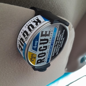 Visor Mount Can Holder: Skoal, Copenhagen, Rogue, FRE (66mm)