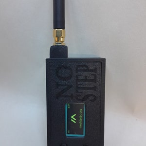 Meshtastic GPS Tracke case & Battery fits Heltec Tracker includes 3000mah battery,  Heltec NOT Included. custom node case, W/Batt Black
