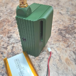 Meshtastic MESHCORE RAK Wisblock Tactical Case Kit belt/Molle Clip, Antenna & 2000mAh Battery