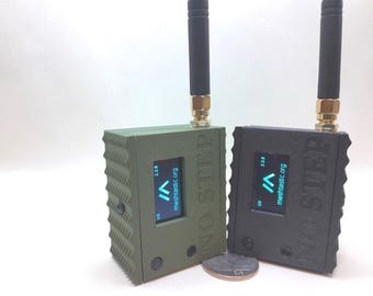 Meshtastic complete Nodes Set of 2, 915mhz Radio with Custom Case & 2000mah Battery