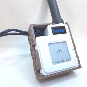 Meshtastic MESHCORE T-Echo Node Case Lilygo Rugged Radio Enclosure Brown