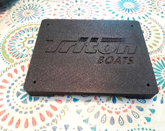 Triton TR19 Dash Blank Insert: Bass Boat Depth Finder Plug (6.75” X 5.5”)