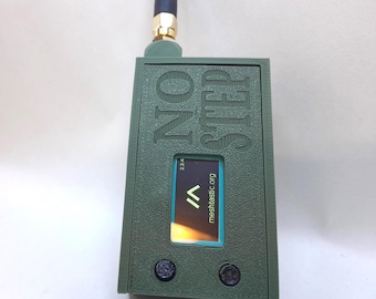 Meshtastic  MESHCORE Heltec Tracker Case: Rugged 3000mah Battery, Green