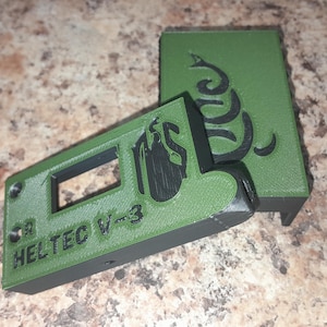 Meshtastic Heltec v3 case , holds 3000mah battery, 915mhz Ham Radio custom case