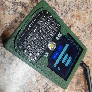 Meshtastic complete Node T-Deck Node: 915mhz, Custom Green Case, 3000mah Battery Green afbeelding 3