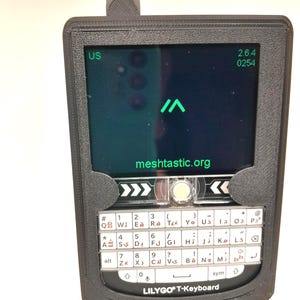 Custodia MESHCORE MeshtasticT-Deck con antenna 915mhz potenziata NERA