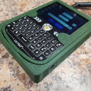 Meshtastic complete Node T-Deck Node: 915mhz, Custom Green Case, 3000mah Battery Green afbeelding 4