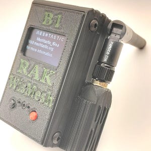 Meshtastic B1 Wismesh HEAVY DUTY radio node case,  case and battery.