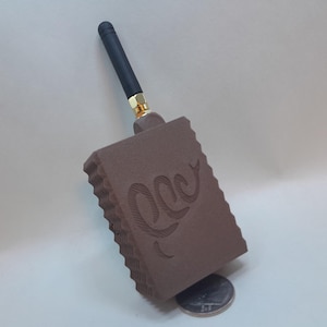 meshtastic complete node Ready to use Heltec stick Radio node w/ custom case 2000mah battery BROWN