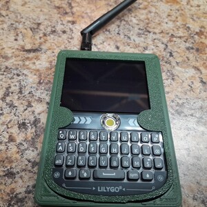 Meshtastic complete Node T-Deck Node: 915mhz, Custom Green Case, 3000mah Battery Green afbeelding 7