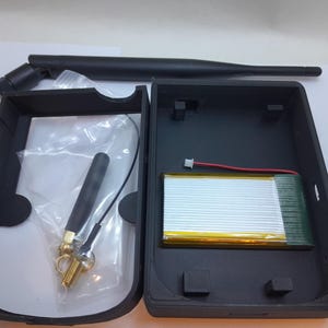 T-Deck-koffer INCLUSIEF, 3000 mAh batterij, SMA met verbeterde 915 MHz antenne meshtastic ZWART
