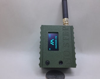 Meshtastic node ready to use 915mhz Heltec V3 Radio node w/ custom case 2000mah battery GREEN