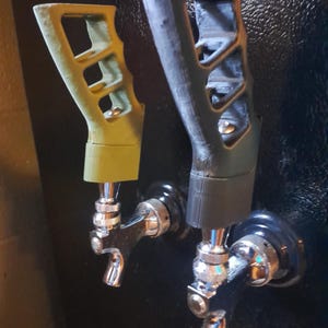 Tap handle beer tap keg pull Great dad gift guy gift. Black