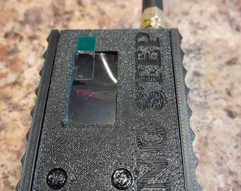 Heltec v3 Case with 2000mAh Battery Meshtastic MESHCORE - Rugged Black Radio Housing