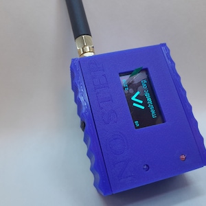 Meshtastic node ready to use 915mhz Heltec V3 Radio node w/ custom case 2000mah battery BLUE