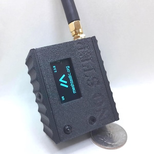 Meshtastic complete Node 915MHz Radio Node: Heltec V3, Custom Black Case, 2000mAh Battery