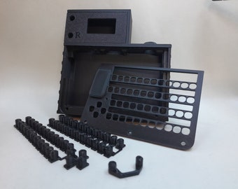 Meshtastic Heltec V3 Radio STAND ALONE Node Case: Rugged Black Custom Enclosure