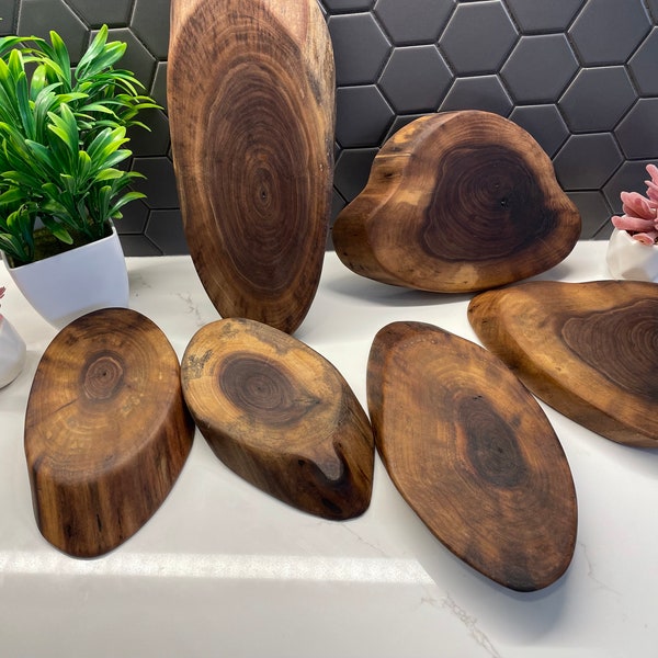 Live Edge Wood Riser - Etsy