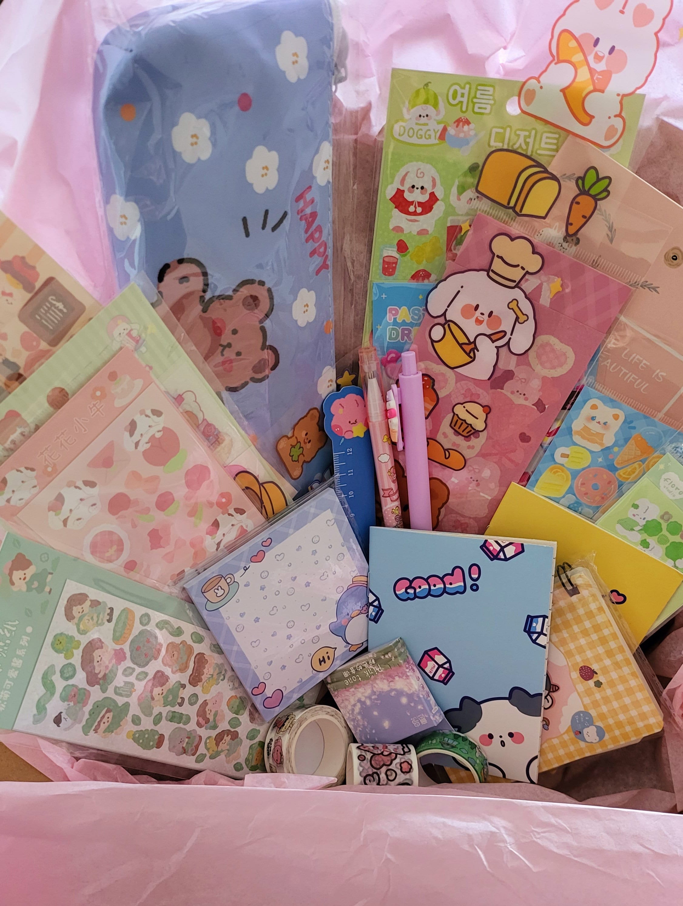 Cute Stationery Box Kawaii Stationery Set Cute Stationery Set Back to