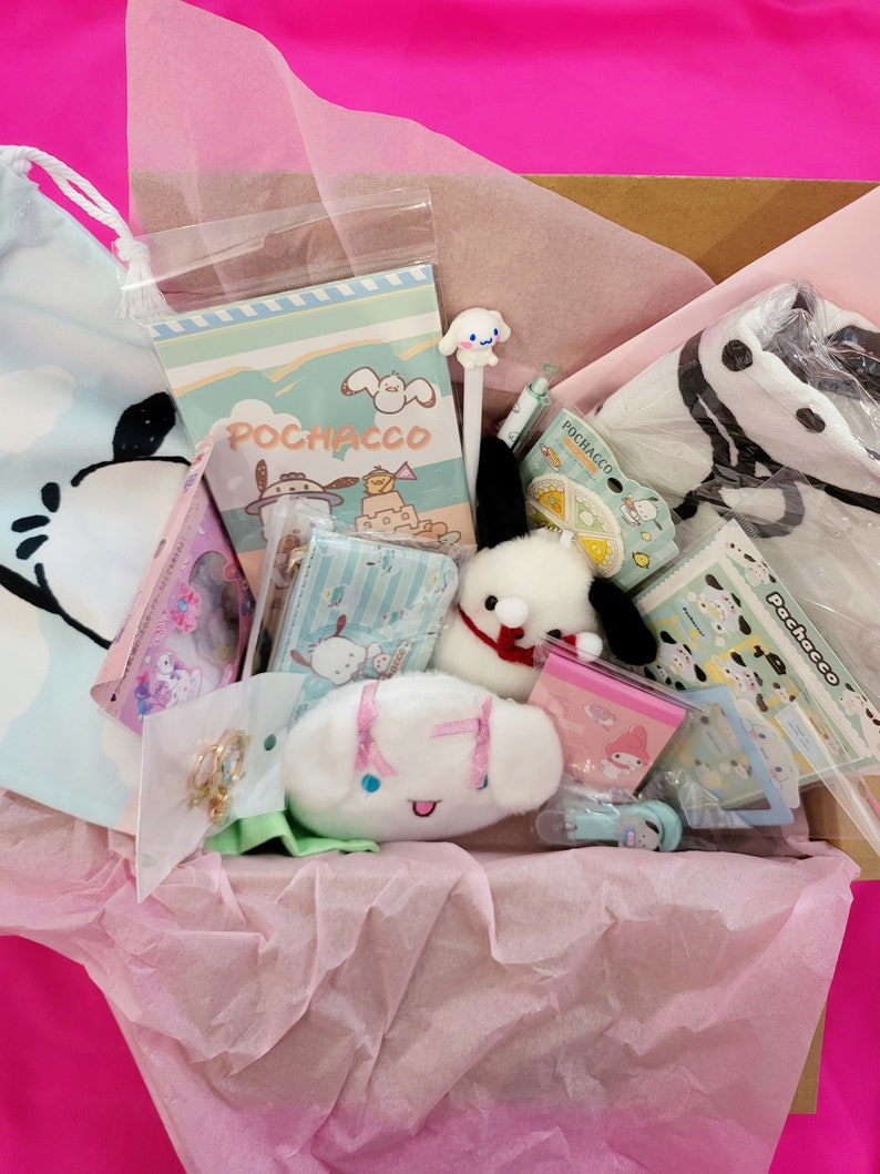 Coffret mystère Sanrio boîte mystère kawaii Coffret cadeau Sanrio cuillère sanrio kawaii Papeterie boîte kawaii cadeaux doudou sanrio boîte japon image 3