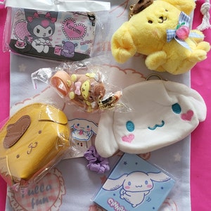 Coffret mystère Sanrio boîte mystère kawaii Coffret cadeau Sanrio cuillère sanrio kawaii Papeterie boîte kawaii cadeaux doudou sanrio boîte japon image 9