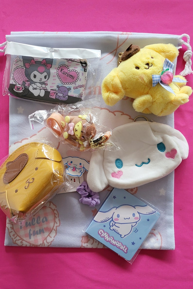 Coffret mystère Sanrio boîte mystère kawaii Coffret cadeau Sanrio cuillère sanrio kawaii Papeterie boîte kawaii cadeaux doudou sanrio boîte japon image 9